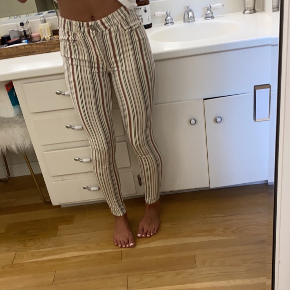 american eagle striped pants